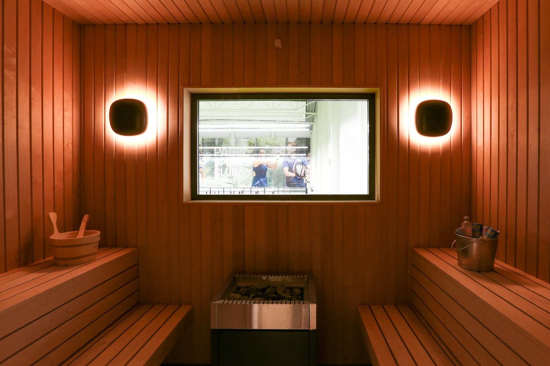 Padel, bastu och relax